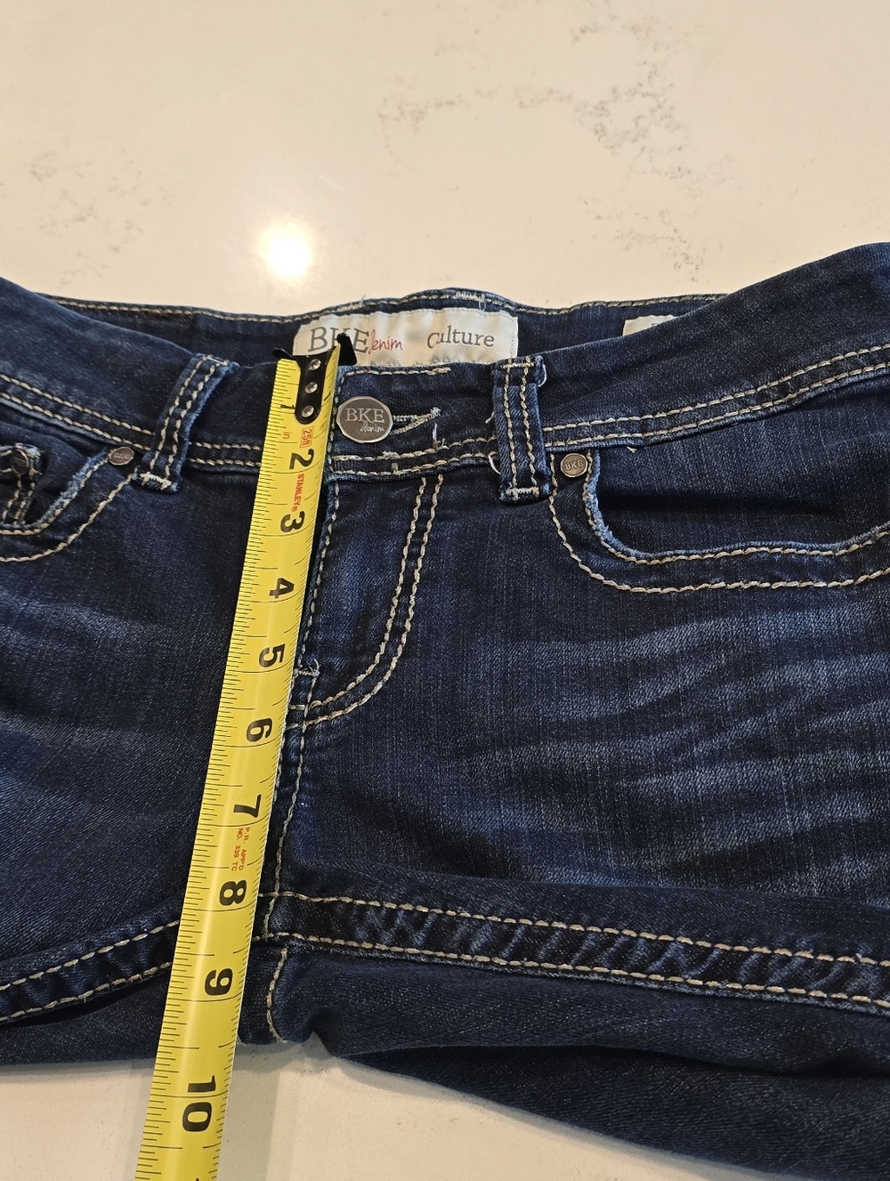 BKE Culture Stretch Bootcut Denim Casual Jeans  Womens 28R - Picture 5 of 16